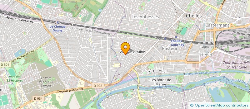 localisation de l'entreprise JECHEUCHEU  CHELLES