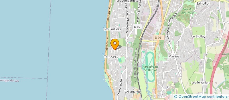 localisation de l'entreprise JECHMA II  TRESSERVE