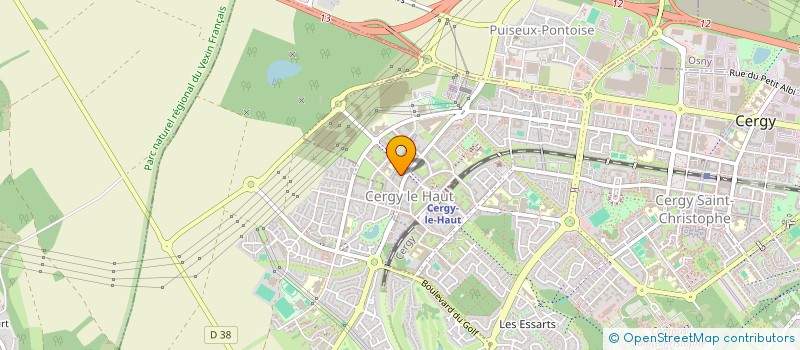 localisation de l'entreprise JECKHIEL ASSOSDANCE  CERGY