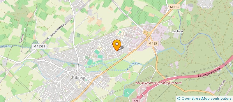 localisation de l'entreprise JECM  FABREGUES