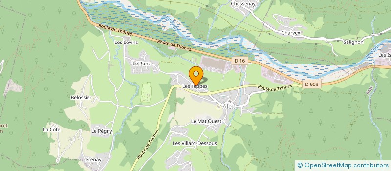 localisation de l'entreprise JECO  ALEX