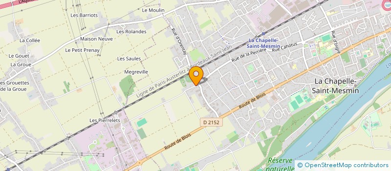 localisation de l'entreprise JECO à LA CHAPELLE-SAINT-MESMIN