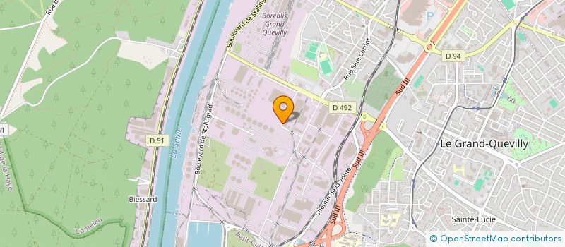 localisation de l'entreprise JECOPHI  LE GRAND-QUEVILLY