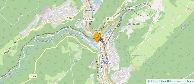 localisation de l'entreprise JECOR à HAUTS DE BIENNE