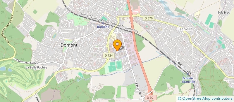 localisation de l'entreprise JECS  DOMONT