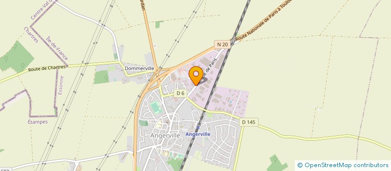 localisation de l'entreprise JECVYS à ANGERVILLE