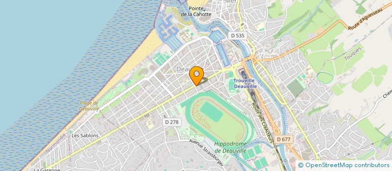 localisation de l'entreprise JECY  DEAUVILLE