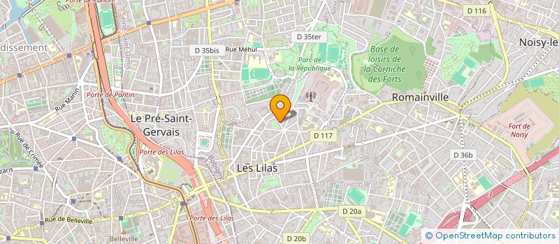 localisation de l'entreprise JECY  LES LILAS