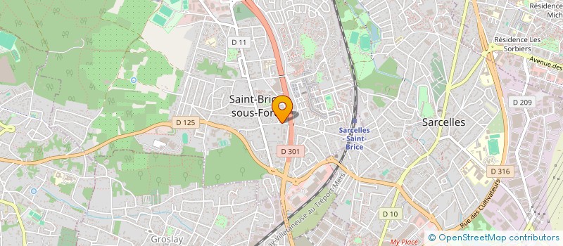 localisation de l'entreprise JECY à SAINT-BRICE-SOUS-FORET
