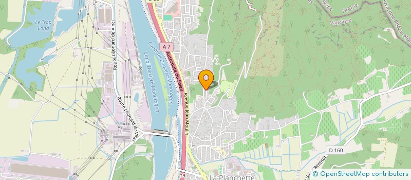 localisation de l'entreprise JECY BOLLENE  BOLLENE