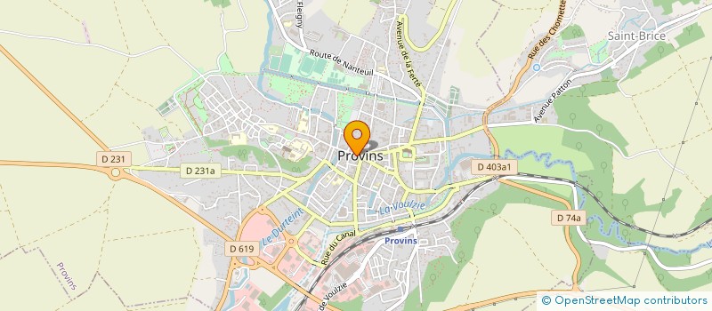 localisation de l'entreprise JED à PROVINS