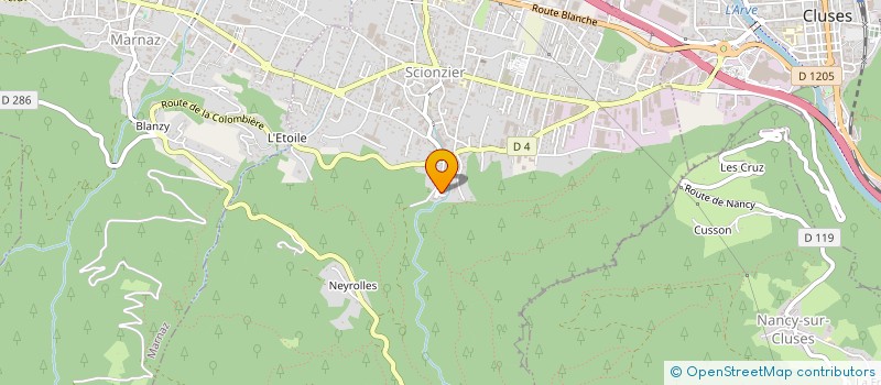 localisation de l'entreprise JED à SCIONZIER