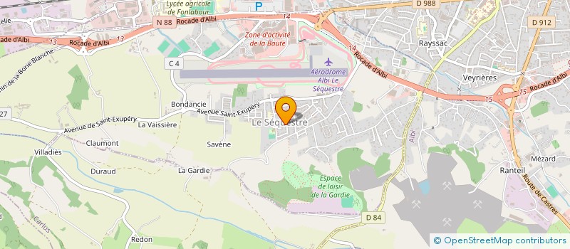 localisation de l'entreprise JED  LE SEQUESTRE