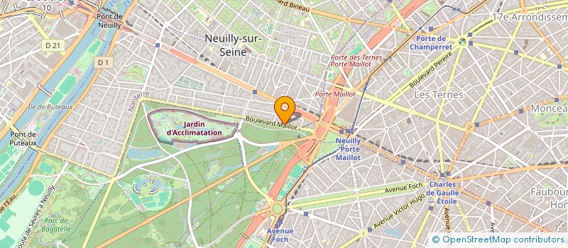 localisation de l'entreprise JED CHEF à NEUILLY-SUR-SEINE