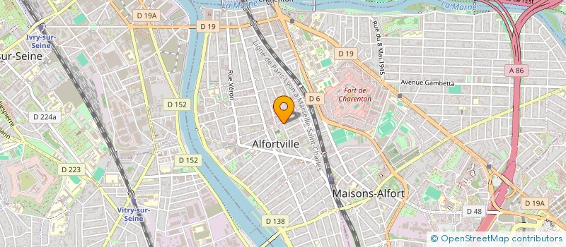 localisation de l'entreprise JED RENOV à ALFORTVILLE