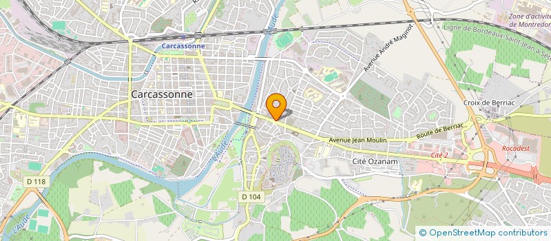 localisation de l'entreprise JED.YARD  CARCASSONNE