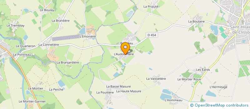 localisation de l'entreprise JED4  SAINT-HILAIRE-DE-CLISSON