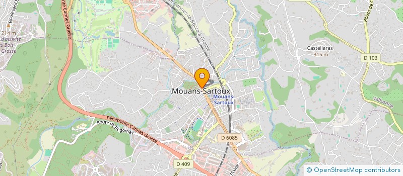 localisation de l'entreprise JEDA  MOUANS-SARTOUX