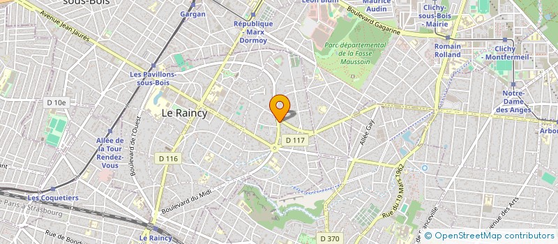 localisation de l'entreprise JEDA  LE RAINCY