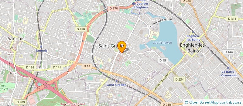 localisation de l'entreprise JEDACAM à SAINT-GRATIEN