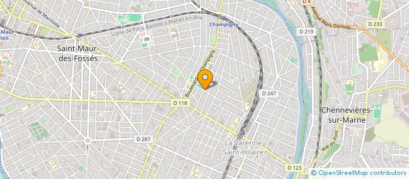 localisation de l'entreprise JEDANA à SAINT-MAUR-DES-FOSSES