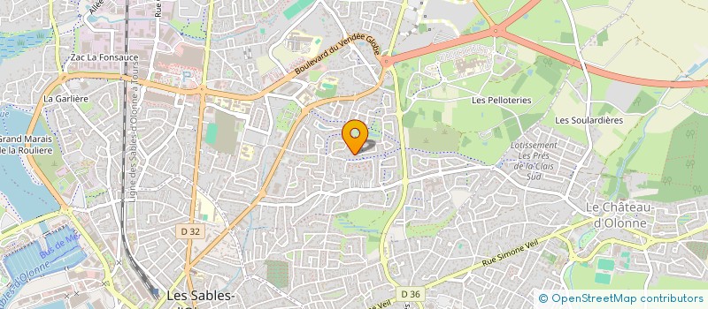 localisation de l'entreprise JEDAVI à LES SABLES-D'OLONNE