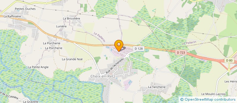 localisation de l'entreprise JEDE ATLANTIQUE à CHEIX-EN-RETZ