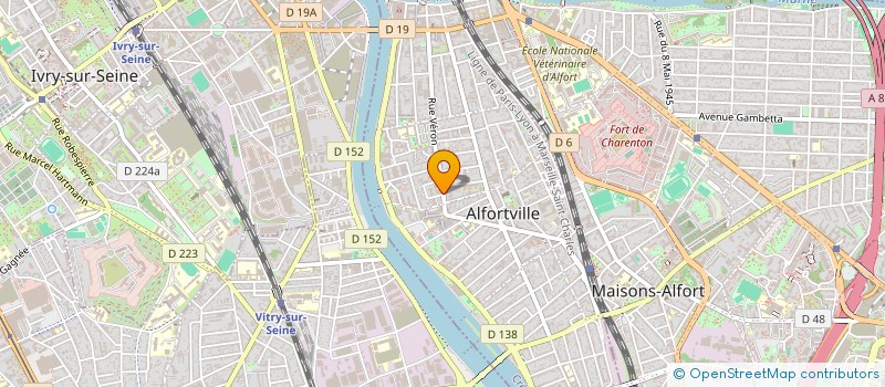 localisation de l'entreprise JEDEL à ALFORTVILLE