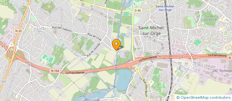 localisation de l'entreprise JEDELOR à LONGPONT-SUR-ORGE