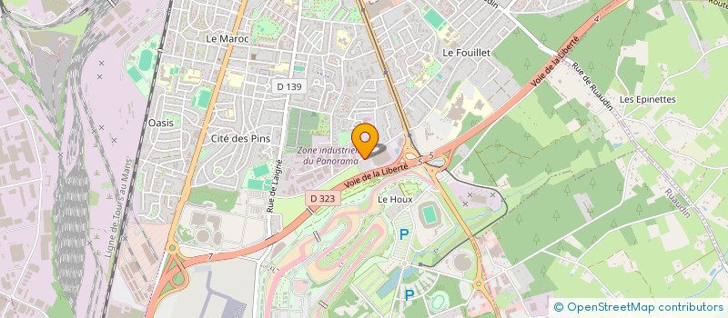 localisation de l'entreprise JEDI  LE MANS