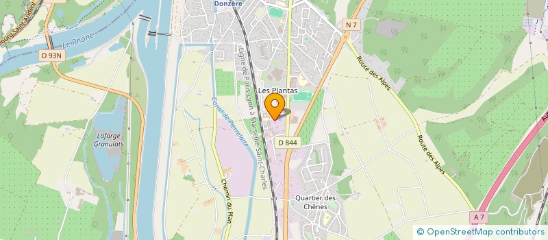 localisation de l'entreprise JEDI  DONZERE