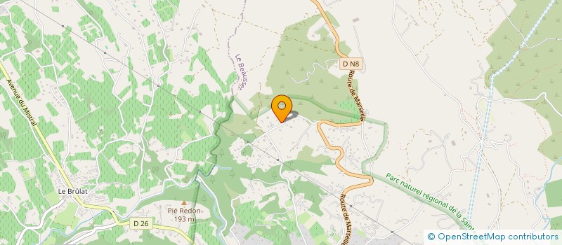 localisation de l'entreprise JEDIKO  LE BEAUSSET