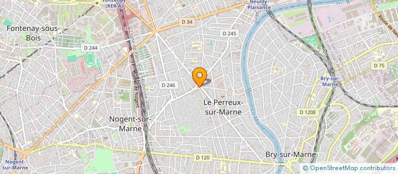 localisation de l'entreprise JEDLM à LE PERREUX-SUR-MARNE