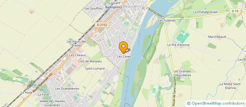 localisation de l'entreprise JEDO à BEAUGENCY