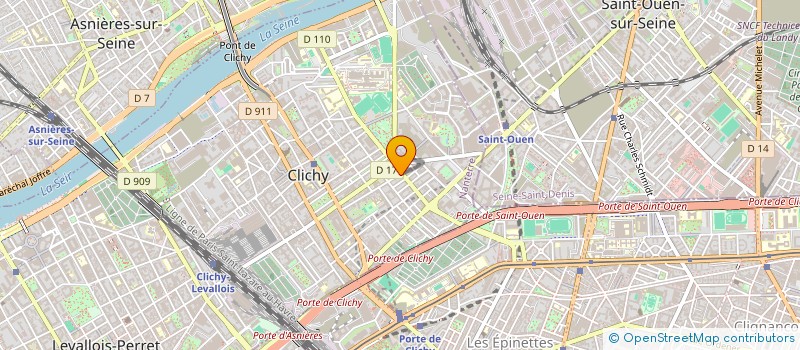 localisation de l'entreprise JEE 3 à CLICHY