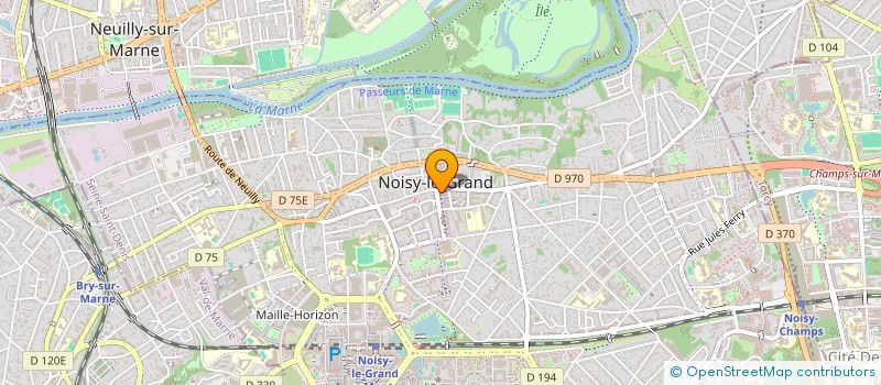 localisation de l'entreprise JEEBAZ RENOVATION à NOISY-LE-GRAND