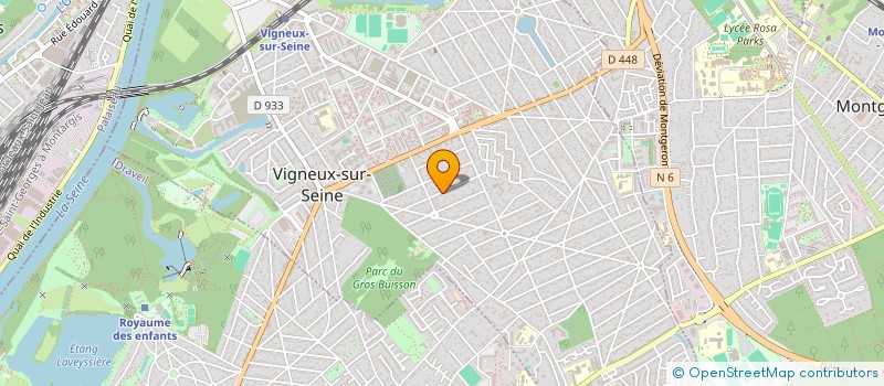 localisation de l'entreprise JEEK à VIGNEUX-SUR-SEINE