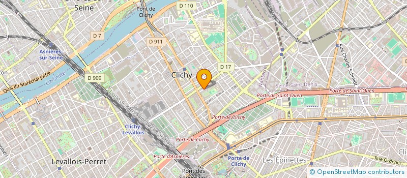 localisation de l'entreprise JEEL à CLICHY