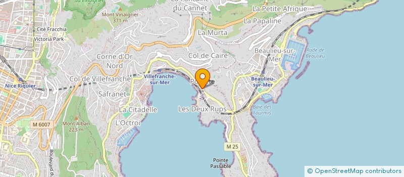 localisation de l'entreprise JEEM à VILLEFRANCHE-SUR-MER