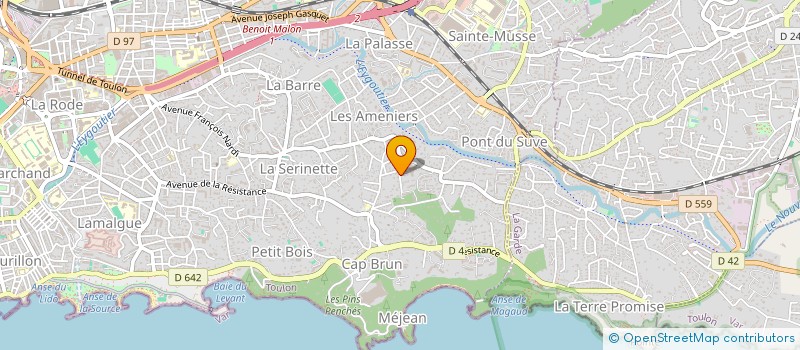 localisation de l'entreprise JEEM  TOULON