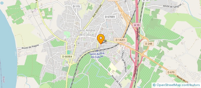 localisation de l'entreprise JEEM AUDIT & CONSEILS  SAINT-ANDRE-DE-CUBZAC