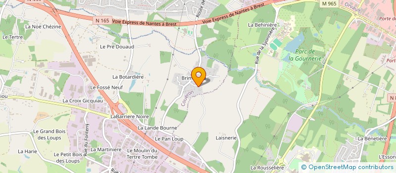localisation de l'entreprise JEEMTOLU  COUERON