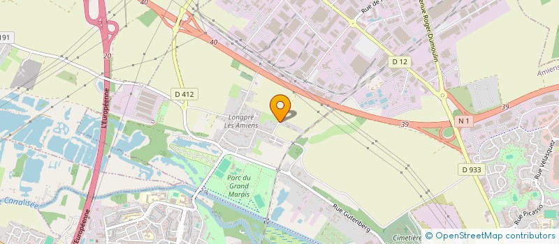 localisation de l'entreprise JEEP à AMIENS