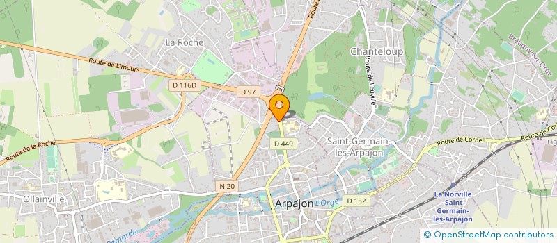 localisation de l'entreprise JEEPEEZ ONLINE à ARPAJON