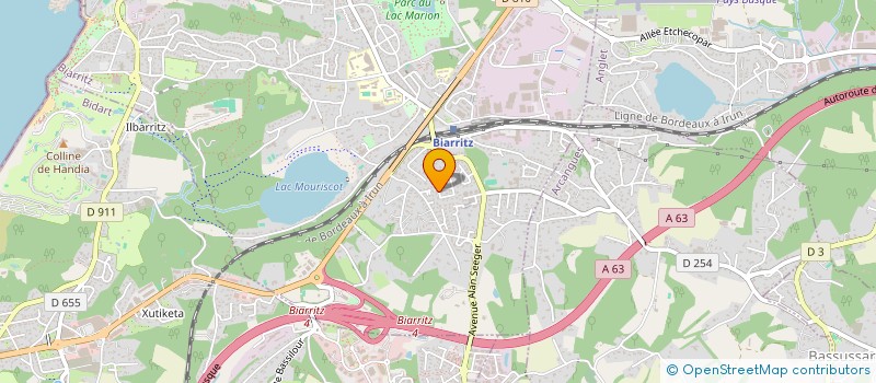 localisation de l'entreprise JEEWAGO à BIARRITZ