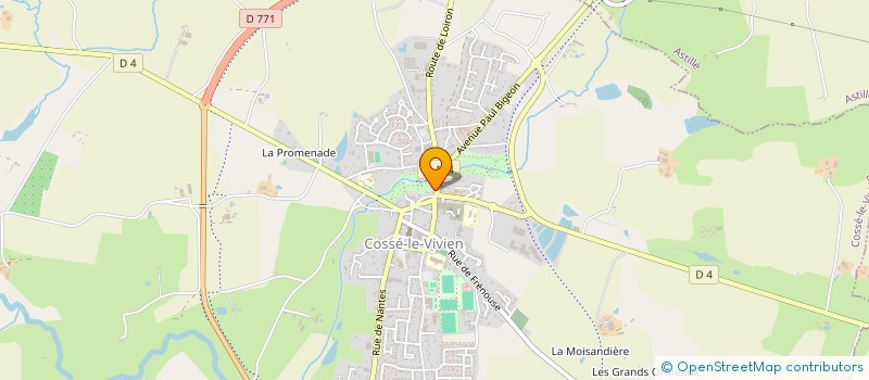 localisation de l'entreprise JEEY  COSSE-LE-VIVIEN