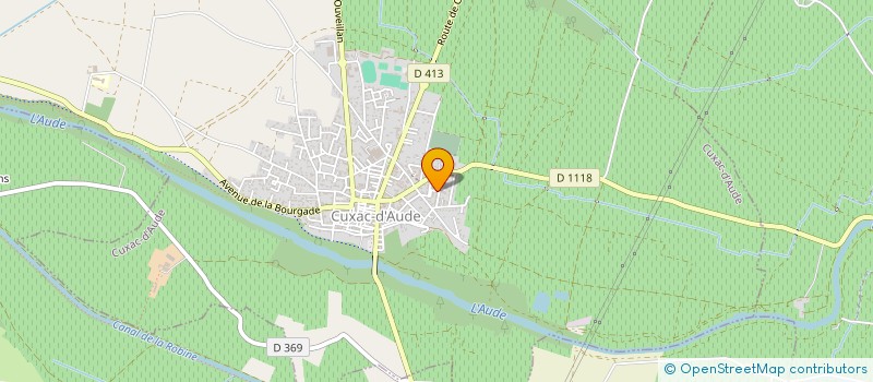 localisation de l'entreprise JEF  CUXAC-D'AUDE