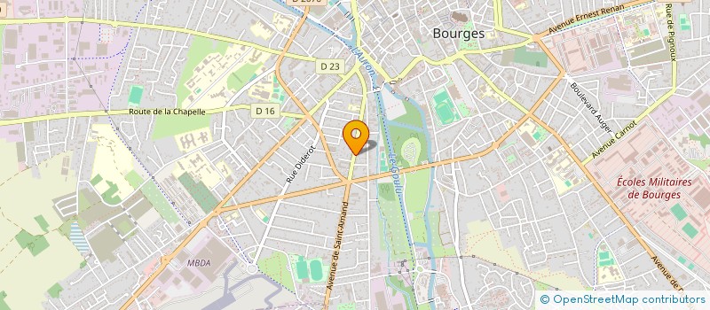 localisation de l'entreprise JEF IMMO  BOURGES