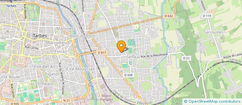 localisation de l'entreprise JEF : JEUNESSE EN FORCE  SEMEAC