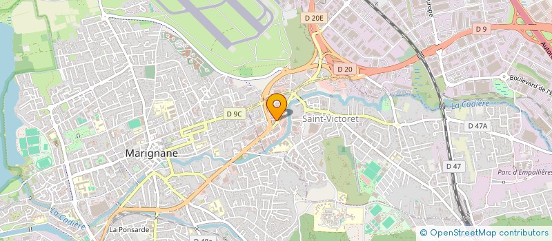 localisation de l'entreprise JEF NETTOYAGE  SAINT-VICTORET